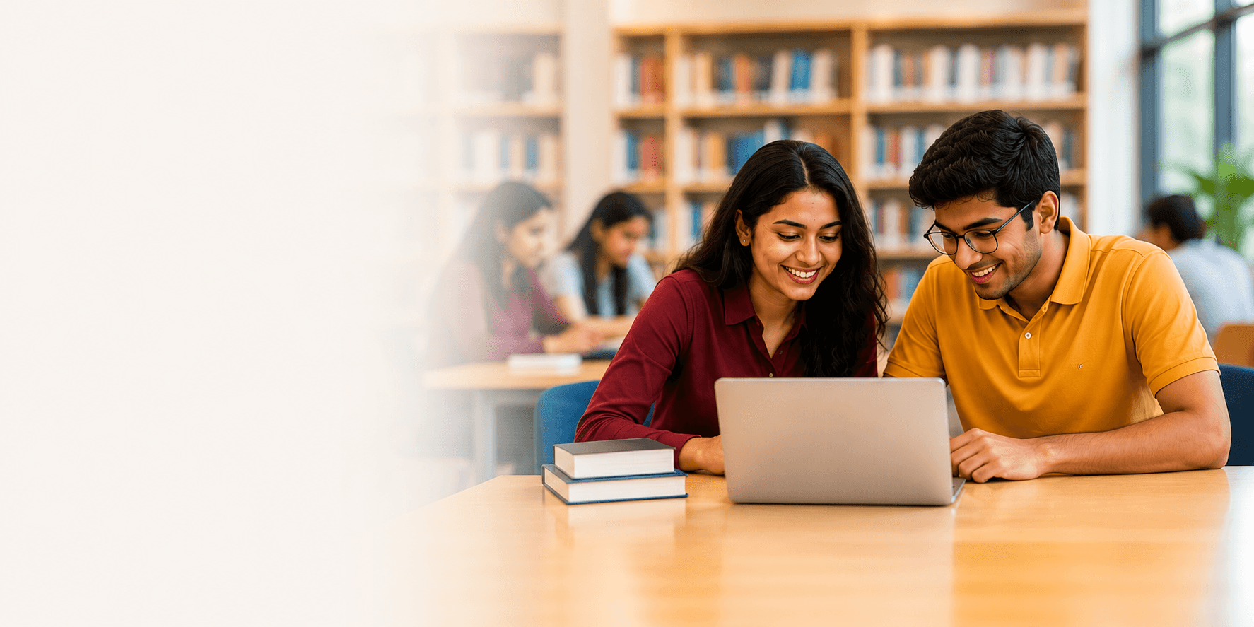 Students in Library